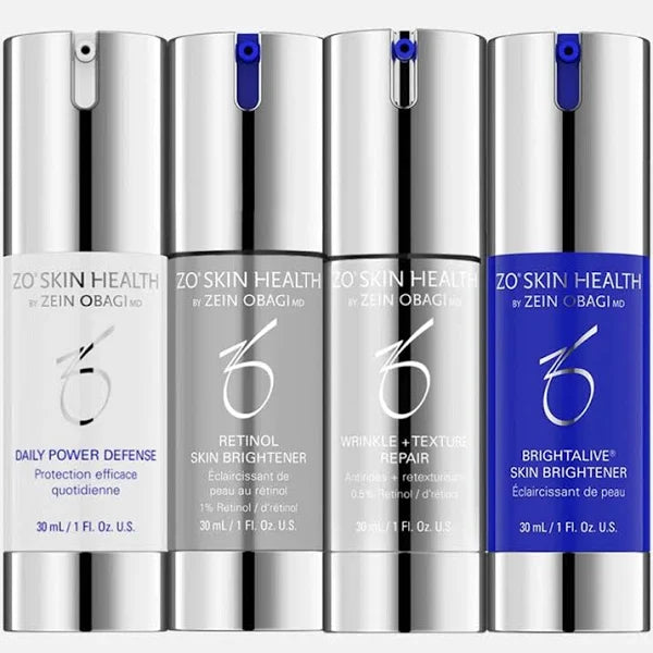 ZO Skin Brightening Program + Texture Repair; 4 products (travel size)