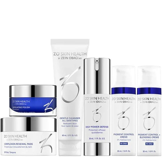 ZO Pigment Control Program + Hydroquinone; 6 products (travel size)